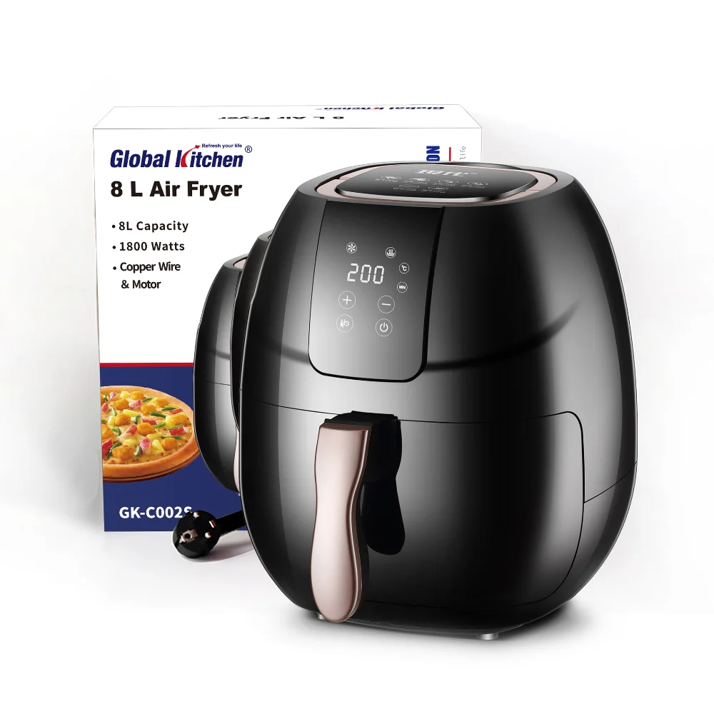 Air Fryers 8L Household French Fries Electrical Fryer Air Fryers Export European Regulations AirFryers Oven smart EU 
Air Fryers 8L Household French Fries Electrical Fryer Air Fryers Export European Regulations AirFryers Oven smart EU