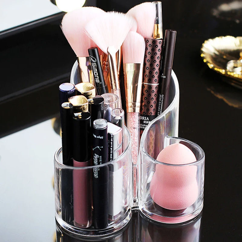 Desktop Acrylic Makeup Brushes Holder Makeup Storage Box Lipstick Nail Polish Jewelry Display Holder Organizer Box for cosmetics
Desktop Acrylic Makeup Brushes Holder Makeup Storage Box Lipstick Nail Polish Jewelry Display Holder Organizer Box for cosmetics