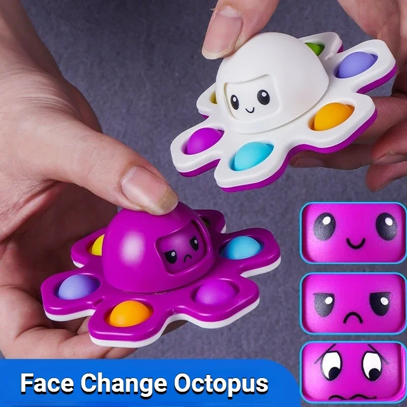 Antistress Push Bubbles Fidget Spinner Toys for Adults Children Kids Relieve Stress Gift Face Change Octopus Finger Spinner Toy
Antistress Push Bubbles Fidget Spinner Toys for Adults Children Kids Relieve Stress Gift Face Change Octopus Finger Spinner Toy