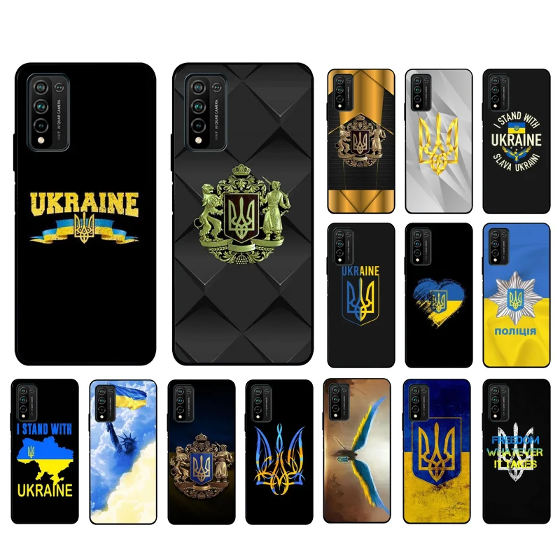 

Phone Case for Huawei Honor 50 10X Lite 20 7A 7C 8X 9X Pro 9A 8A 8S 9S 10i 20S 20lite 7X 10 lite Ukraine Flag