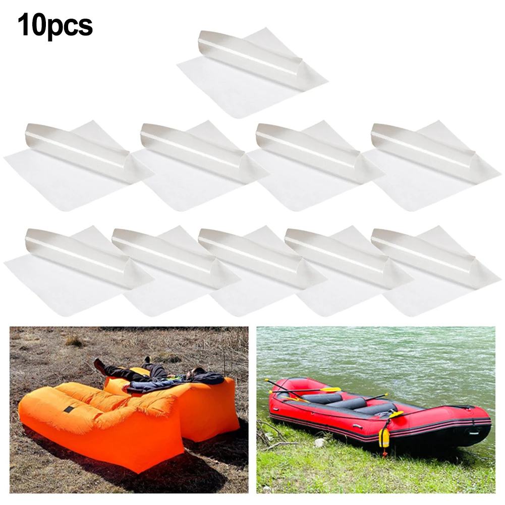 10pcs Transparent Tent Repair Tape Inflatable Boat Raincoat Repair Subsidy Patch Transparent Tent Repair Tape Quick Repair
10pcs Transparent Tent Repair Tape Inflatable Boat Raincoat Repair Subsidy Patch Transparent Tent Repair Tape Quick Repair