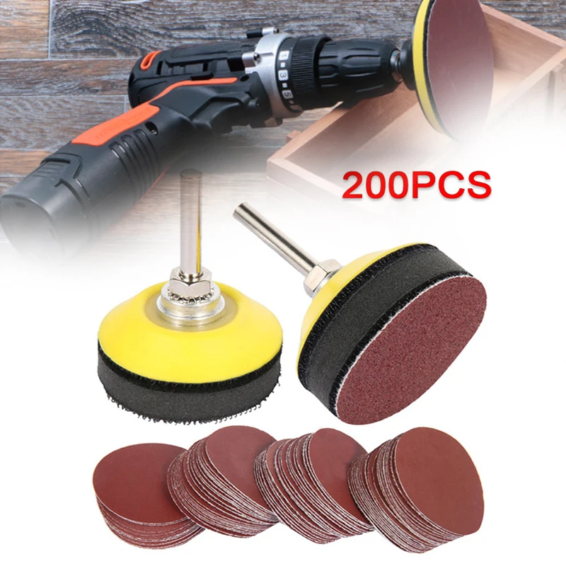 204Pcs/Set 2inch Sanding Discs 1/4 Inch Shank Backing Pad Antistatic Buffering Cleaning Sandpaper Pad Rotating Tool Accessories
204Pcs/Set 2inch Sanding Discs 1/4 Inch Shank Backing Pad Antistatic Buffering Cleaning Sandpaper Pad Rotating Tool Accessories