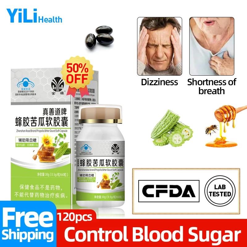 Diabetes Treatment Medicine Control High Blood Sugar Supplements Bitter Melon Propolis Capsules Diabetic Cure CFDA Approve
Diabetes Treatment Medicine Control High Blood Sugar Supplements Bitter Melon Propolis Capsules Diabetic Cure CFDA Approve