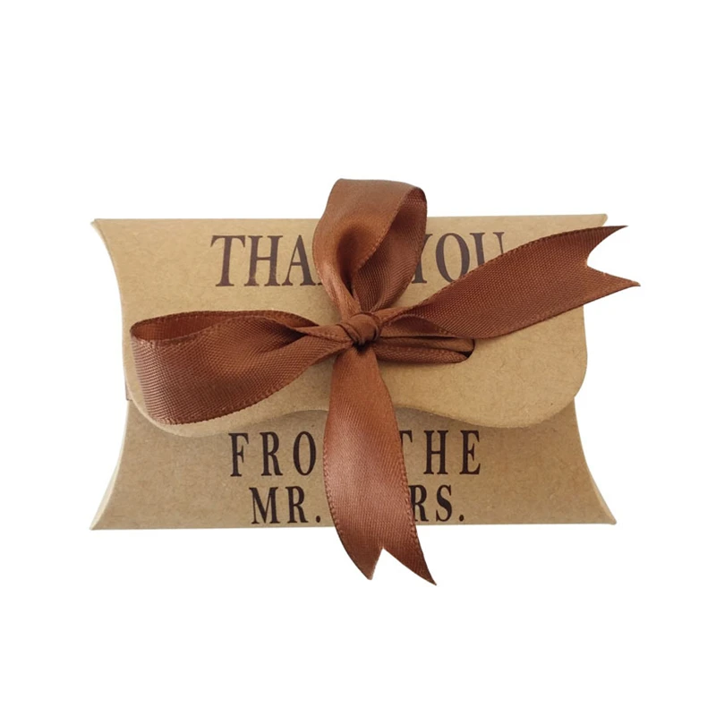 50pc Kraft Paper Thank You Pillow Box,Small Candy Box,Foldable Soap Gift Box with Ribbon,Jewelry Paper Carton,Sweet Present Pack
50pc Kraft Paper Thank You Pillow Box,Small Candy Box,Foldable Soap Gift Box with Ribbon,Jewelry Paper Carton,Sweet Present Pack