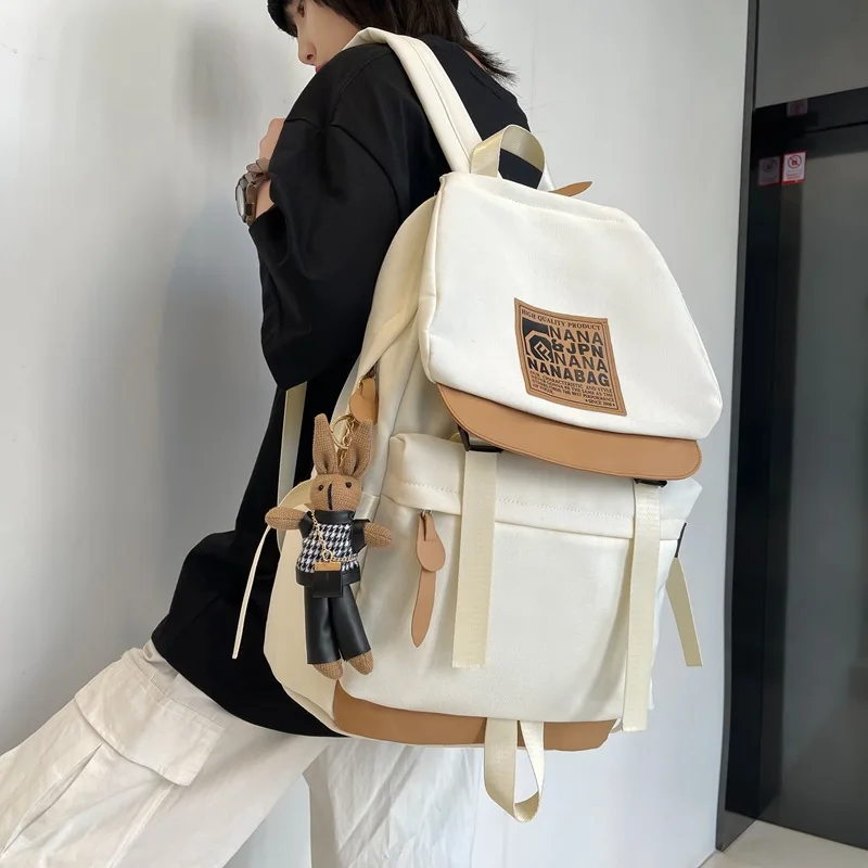 TRAVEASY 2022 New Fashion Large Capacity Black Women Backpack Casual Collage Student Schoolbag Female Men Travel Laptop Bags
TRAVEASY 2022 New Fashion Large Capacity Black Women Backpack Casual Collage Student Schoolbag Female Men Travel Laptop Bags
