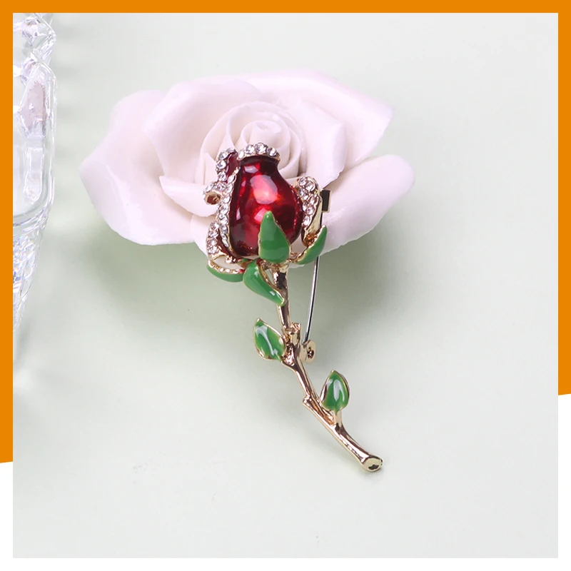 Shiny Red Blue Enamel Rose Brooch Ladies Classic Beauty Flower Party Office Brooch Pin Gift
Shiny Red Blue Enamel Rose Brooch Ladies Classic Beauty Flower Party Office Brooch Pin Gift