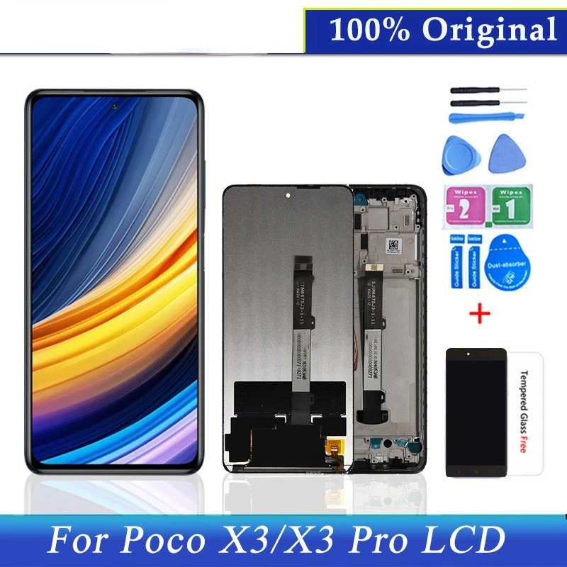 Original POCO X3 Pro LCD For XIAOMI POCO X3 NFC Lcd Display Touch Screen Digitizer Assembly Parts For XIAOMI POCO X3 M2007J20CG
Original POCO X3 Pro LCD For XIAOMI POCO X3 NFC Lcd Display Touch Screen Digitizer Assembly Parts For XIAOMI POCO X3 M2007J20CG