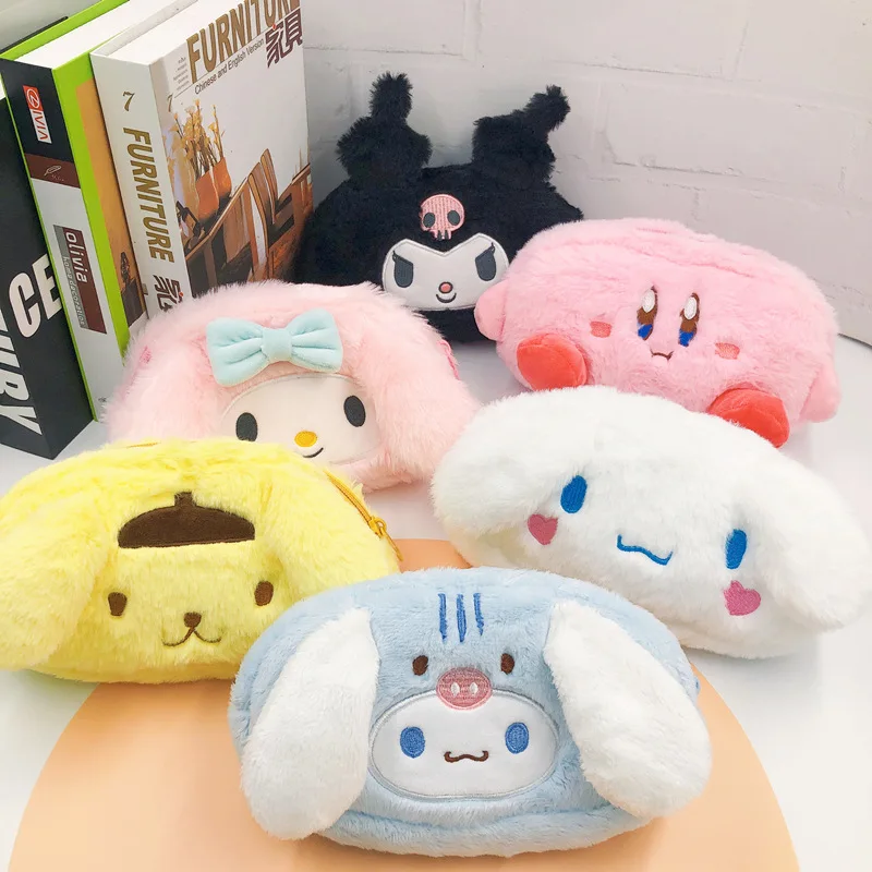 Kawaii Sanrio Kuromi Cinnamoroll My Melody Plushie Kirby Large Capacity Stationery Student Pencil Case Anime Storage Bag Gifts
Kawaii Sanrio Kuromi Cinnamoroll My Melody Plushie Kirby Large Capacity Stationery Student Pencil Case Anime Storage Bag Gifts