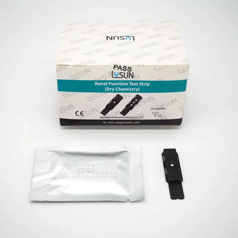 3 in 1 CREATININE/ URIC ACID / UREA Kidney Function Multifunctional portable automatic renal function analyzer test strip
3 in 1 CREATININE/ URIC ACID / UREA Kidney Function Multifunctional portable automatic renal function analyzer test strip