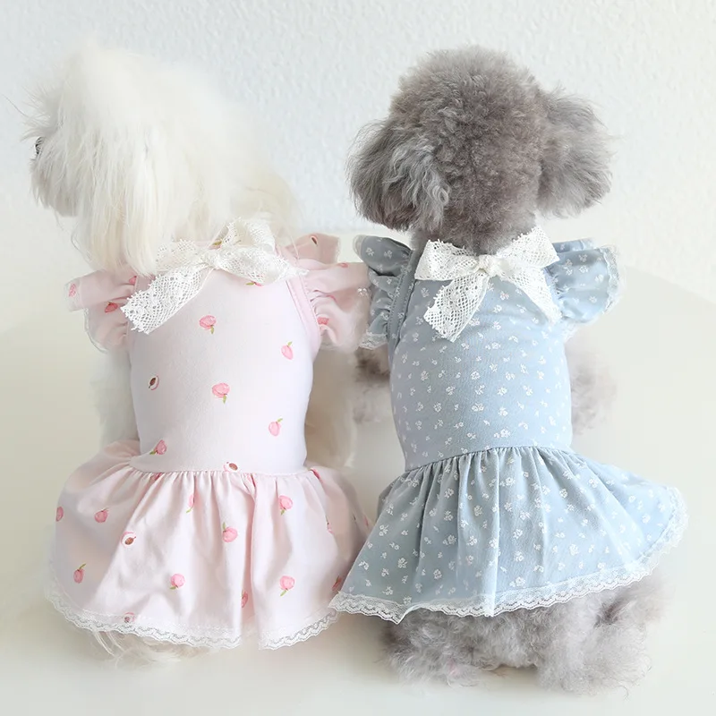 Pet Clothes Dog Summer Clothes Sweetly Print Skirts For Pupply Kitten Bow Tie Deco Chihuahua Pet Clothing
Pet Clothes Dog Summer Clothes Sweetly Print Skirts For Pupply Kitten Bow Tie Deco Chihuahua Pet Clothing