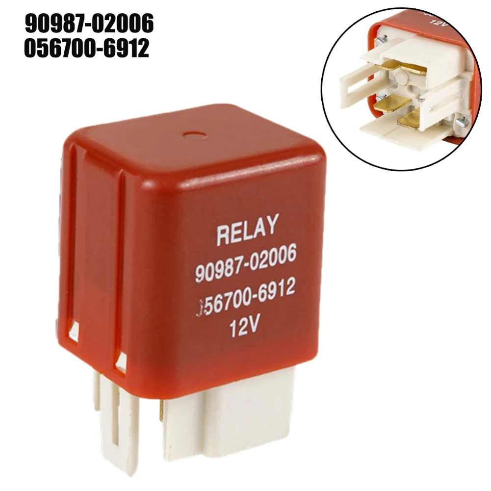 1pc Relay Interior Replacement Parts 90987-02006 12V 4Pin 4pin Relay Interior Replacement Parts Tank Fan Relay
1pc Relay Interior Replacement Parts 90987-02006 12V 4Pin 4pin Relay Interior Replacement Parts Tank Fan Relay