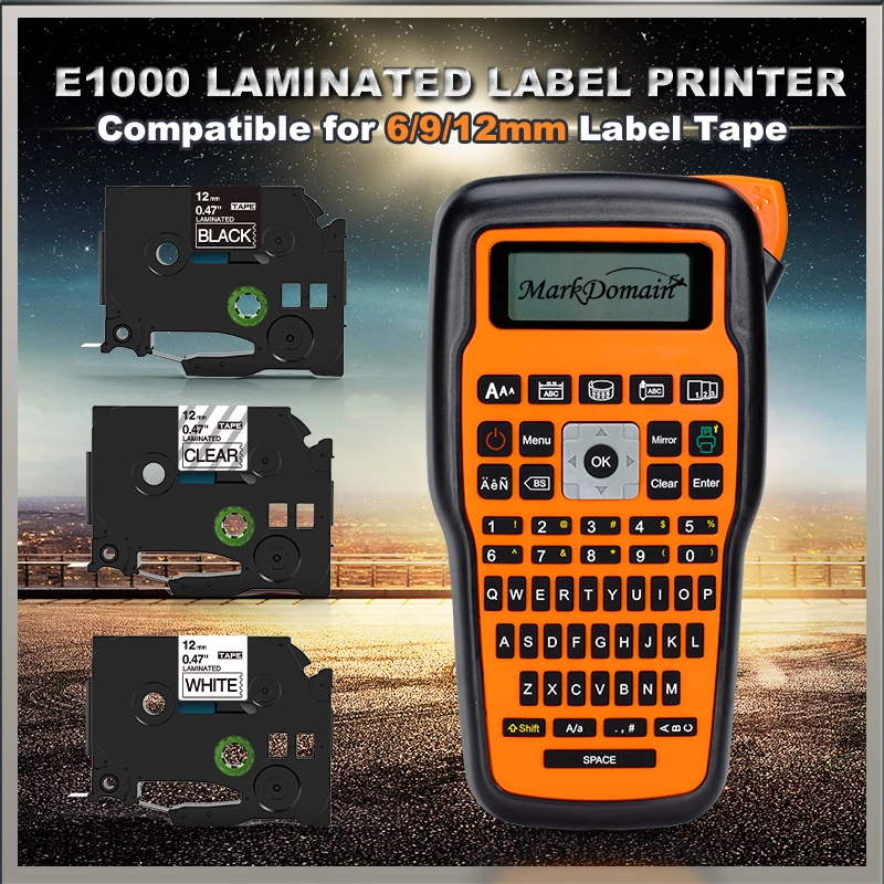 Portable Label Printer E1000 PRO Industrial Label Maker Printer Compatible for Brother Label Tape TZe-231 tz631 Labeling Maker
Portable Label Printer E1000 PRO Industrial Label Maker Printer Compatible for Brother Label Tape TZe-231 tz631 Labeling Maker