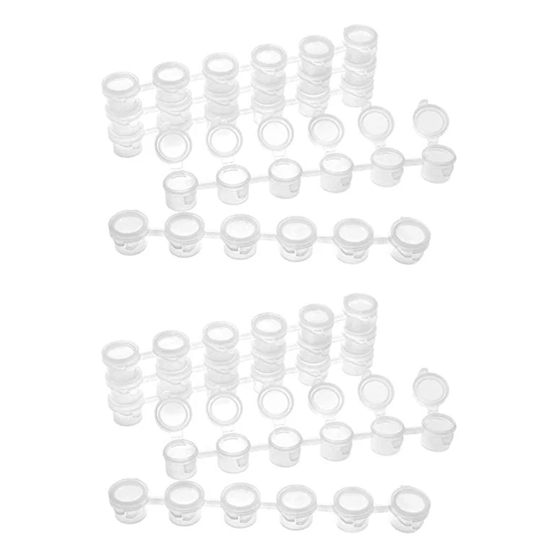 50 Strips Empty Paint Strips - 150 Pots 3Ml Mini Paint Pot Pod Strips Arts Crafts Plastic Storage Containers
50 Strips Empty Paint Strips - 150 Pots 3Ml Mini Paint Pot Pod Strips Arts Crafts Plastic Storage Containers
