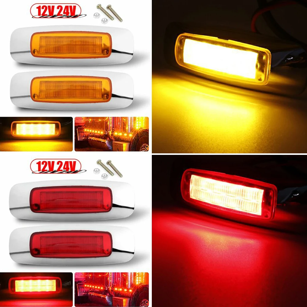 2pcs Side Marker Lights Trucks 8LED High-brightness Plus Explosion Lightning-plated Edge Lights Side Truck LED Edge Lights Car A
2pcs Side Marker Lights Trucks 8LED High-brightness Plus Explosion Lightning-plated Edge Lights Side Truck LED Edge Lights Car A