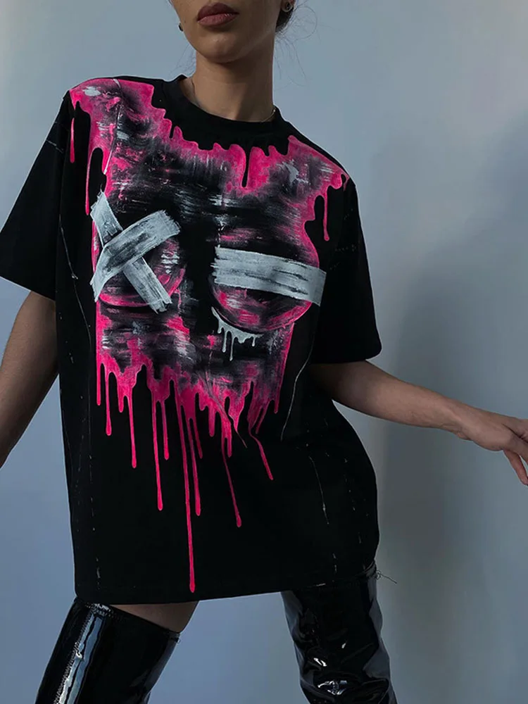 2022 Casual O Neck Loose T Shirt Tops Fashion Print Short Sleeve Tops Women Summer Commute Party Vacation T Shirt Tops Pullover
2022 Casual O Neck Loose T Shirt Tops Fashion Print Short Sleeve Tops Women Summer Commute Party Vacation T Shirt Tops Pullover