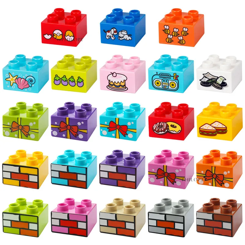 36PCS/LOT High Bricks 2x2 Cartoon Pattern DIY Cake Sandwich Bees Bricks Assembled Accessories Bulk Educational Children Toy
36PCS/LOT High Bricks 2x2 Cartoon Pattern DIY Cake Sandwich Bees Bricks Assembled Accessories Bulk Educational Children Toy