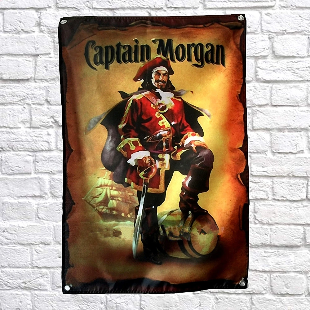 Captain Morgan Whiskey Poster Banner Vintage Beer Day Flag Hanging Chart For Bar Pub Wall Decor Tapestry Kitchen Room Wall Signs 
Captain Morgan Whiskey Poster Banner Vintage Beer Day Flag Hanging Chart For Bar Pub Wall Decor Tapestry Kitchen Room Wall Signs