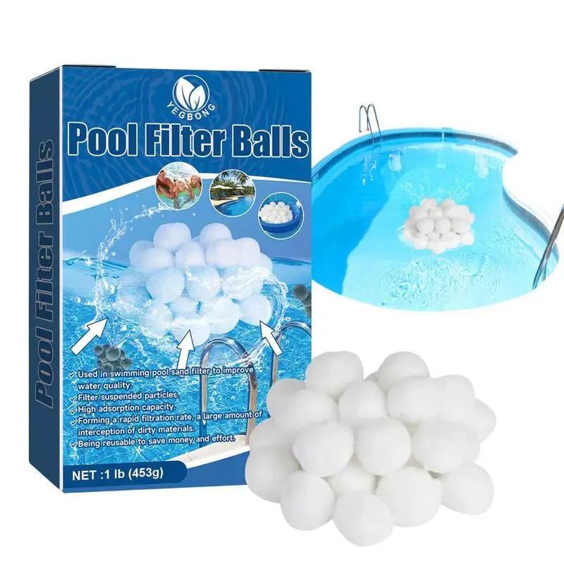 White Filter Ball Swimming Pool Cleaning Ball Water Fiber Cotton Balls Lightweight High Strength Swimming Pool Cleaning Tools
White Filter Ball Swimming Pool Cleaning Ball Water Fiber Cotton Balls Lightweight High Strength Swimming Pool Cleaning Tools