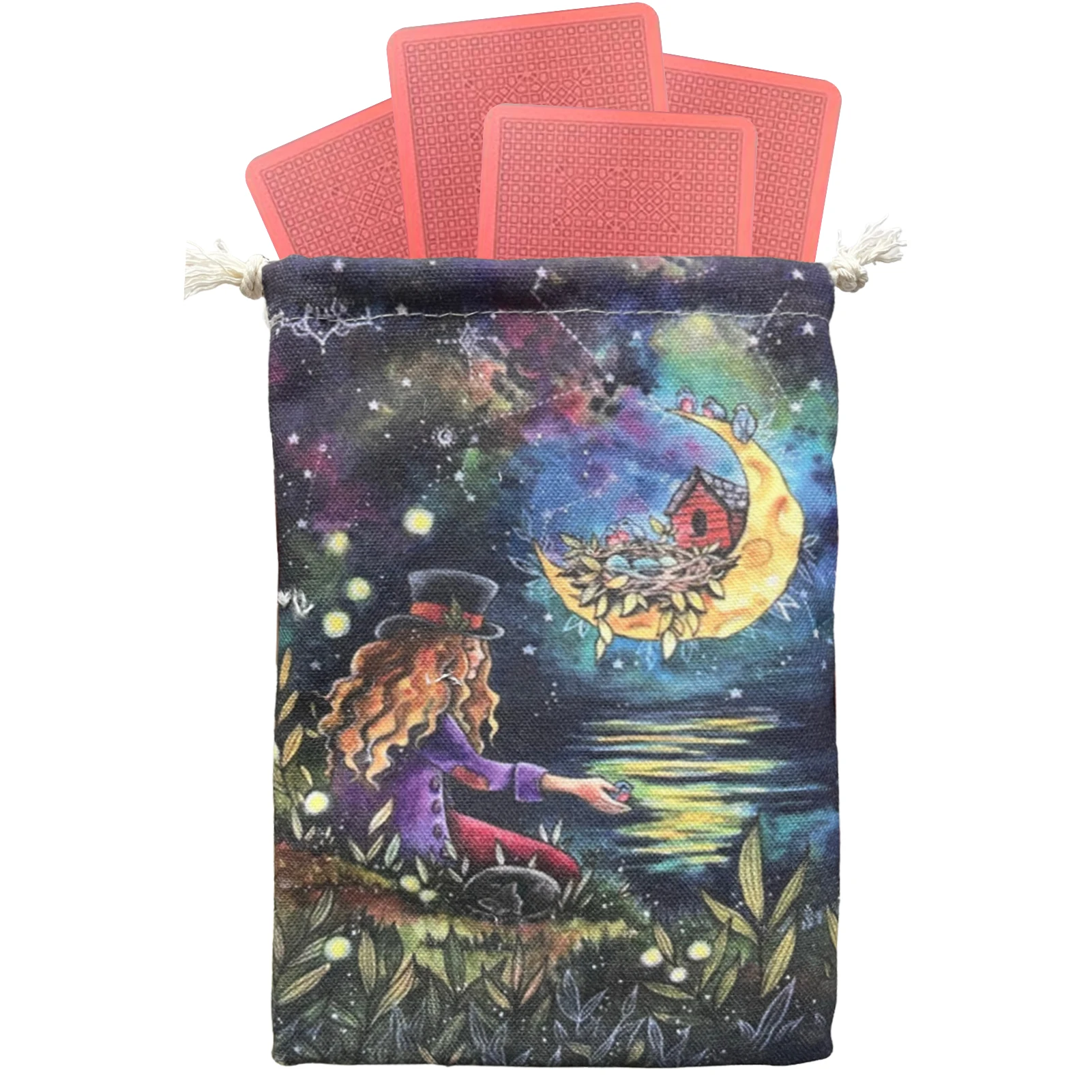 Тканевая сумка на шнурке для карт и Таро, фланелевый карман для торжевечерние случаев
Тканевая сумка на шнурке для карт и Таро, фланелевый карман для торжевечерние случаев