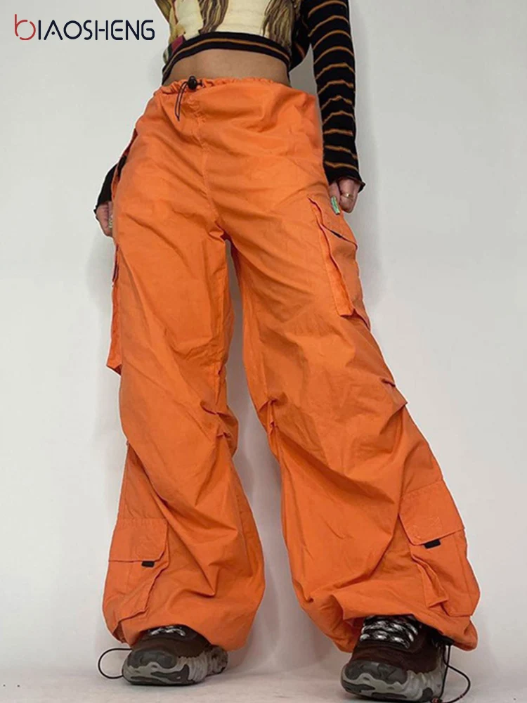 Women Baggy Wide Leg Cargo Pants Low Waist Drawstring Sweatpants Summer Casual Jogger Trousers Y2k Baggy Punk Streetwear
Women Baggy Wide Leg Cargo Pants Low Waist Drawstring Sweatpants Summer Casual Jogger Trousers Y2k Baggy Punk Streetwear