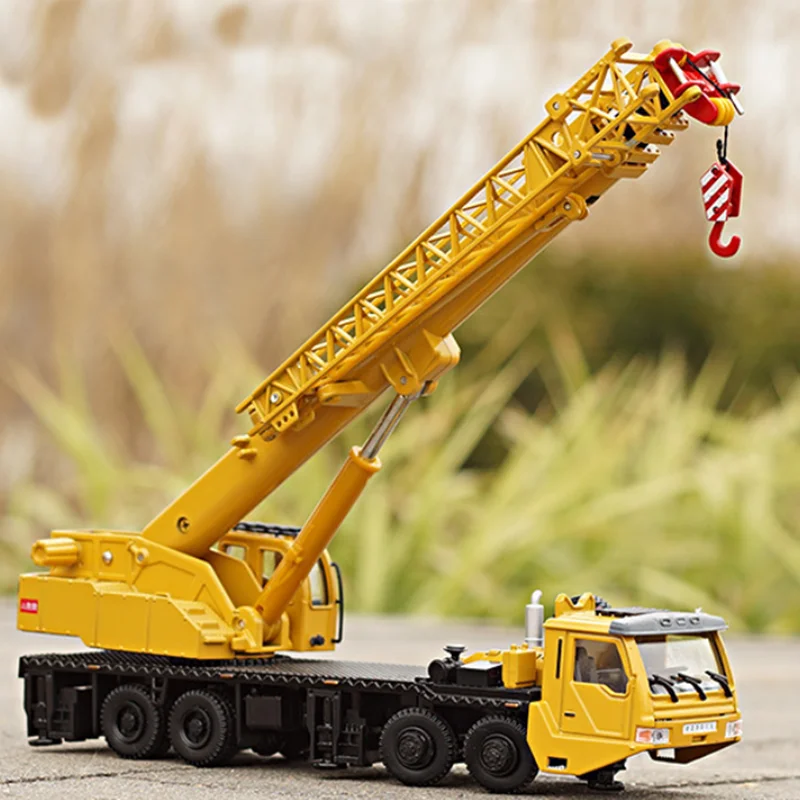 1:55 Mega Crane Lifter 360 Degress Rotate Work Platform Crane With 4 Front Wheel Steering Diecast Engineering Car Model Boy Toys 
1:55 Mega Crane Lifter 360 Degress Rotate Work Platform Crane With 4 Front Wheel Steering Diecast Engineering Car Model Boy Toys