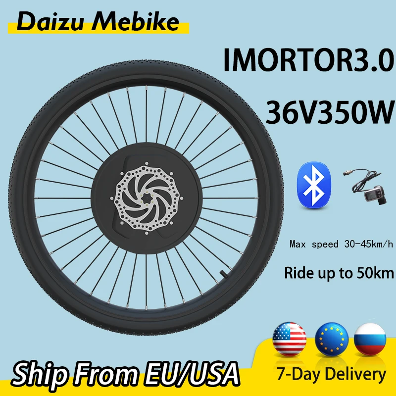Imortor3.0 36V 350W Ebike Conversion Kit 24inch26inch700c27.5inch29inch Electric Bike Conversion Kit Display App Version
Imortor3.0 36V 350W Ebike Conversion Kit 24inch26inch700c27.5inch29inch Electric Bike Conversion Kit Display App Version