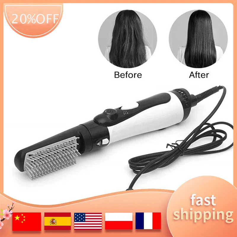 Фен-щетка со съемными насадками и 2 насадками
Фен-щетка со съемными насадками и 2 насадками