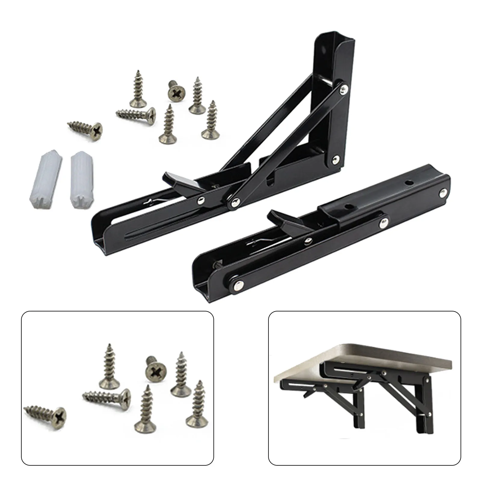 Heavy-Duty Triangular Stainless Steel Bracket Stainless Steel High Quality Folding Wall Shelf Storage Holder
Heavy-Duty Triangular Stainless Steel Bracket Stainless Steel High Quality Folding Wall Shelf Storage Holder