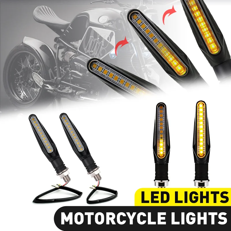 2Pcs Of Motorcycle Accessories LED Turn Signal Lights Built-In Relay 12V Indicating Flasher LED Lights
2Pcs Of Motorcycle Accessories LED Turn Signal Lights Built-In Relay 12V Indicating Flasher LED Lights