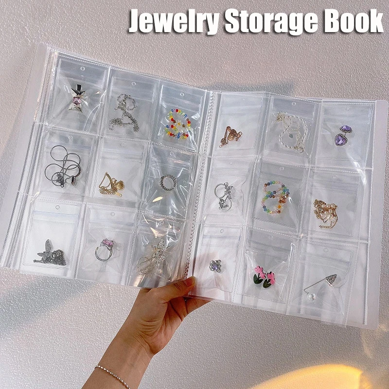 Anti-oxidation Jewelry Storage Bag Book Desktop Drawer Organizer Transparent Necklace Bracelet Ring Holder Bag Storage
Anti-oxidation Jewelry Storage Bag Book Desktop Drawer Organizer Transparent Necklace Bracelet Ring Holder Bag Storage
