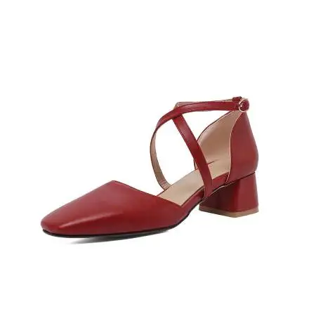 Oversize Large size Big Size Square head thick heel shoes ladies high heels women shoes woman pumps
Oversize Large size Big Size Square head thick heel shoes ladies high heels women shoes woman pumps