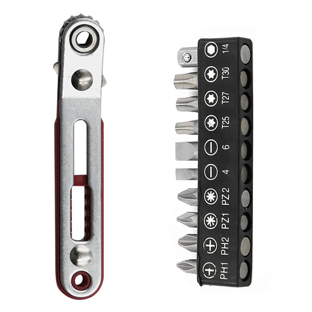 1PC Mini Ratchet Wrench Hexagon Torx Bidirectional Control For Single/Double Head Screwdriver Drill Bits Tool 1/4"(6.35mm)
1PC Mini Ratchet Wrench Hexagon Torx Bidirectional Control For Single/Double Head Screwdriver Drill Bits Tool 1/4"(6.35mm)