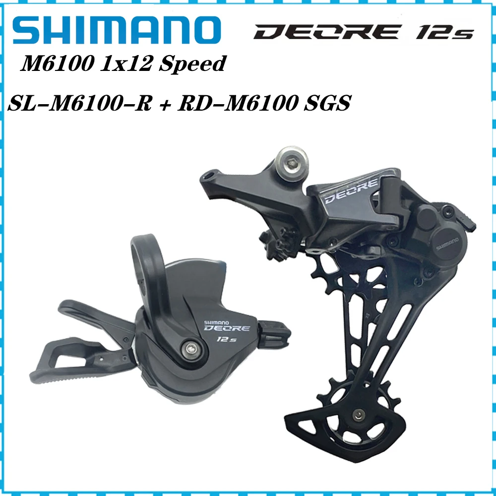 Shimano DEORE M6100 12S Groupset SL M6100 SHIFT LEVER RD M6100 SGS REAR DERAILLEUR 12 Speed 12V SHIFTER SWTICH Basic M7100 M8100
Shimano DEORE M6100 12S Groupset SL M6100 SHIFT LEVER RD M6100 SGS REAR DERAILLEUR 12 Speed 12V SHIFTER SWTICH Basic M7100 M8100