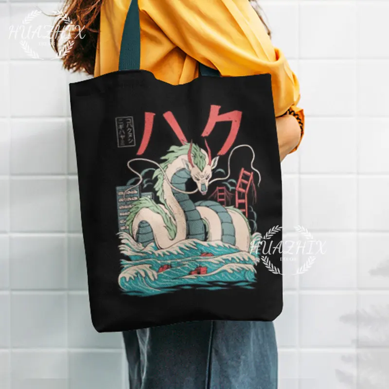 Studio Ghibli Shoulder Bag Totoro Miyazaki Graphic Shopping Tote Women Handbags Harajuku Eco Funny Cartoon 90s Anime New Arrival
Studio Ghibli Shoulder Bag Totoro Miyazaki Graphic Shopping Tote Women Handbags Harajuku Eco Funny Cartoon 90s Anime New Arrival