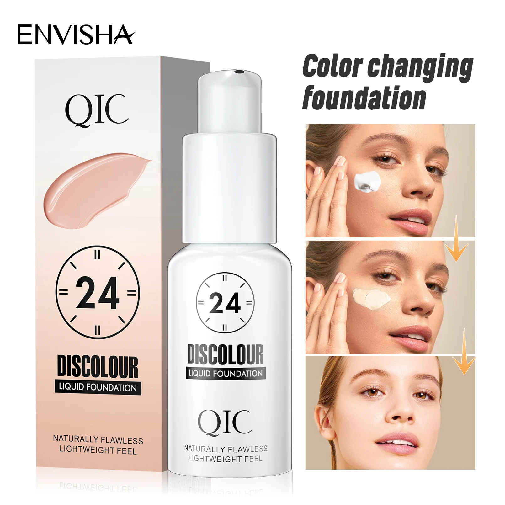 ENVISHA Cover Dark Spot Concealer Foundation Cream Waterproof Acne Marks Moisturize Face Skin Blemish Makeup Liquid Cosmetic
ENVISHA Cover Dark Spot Concealer Foundation Cream Waterproof Acne Marks Moisturize Face Skin Blemish Makeup Liquid Cosmetic