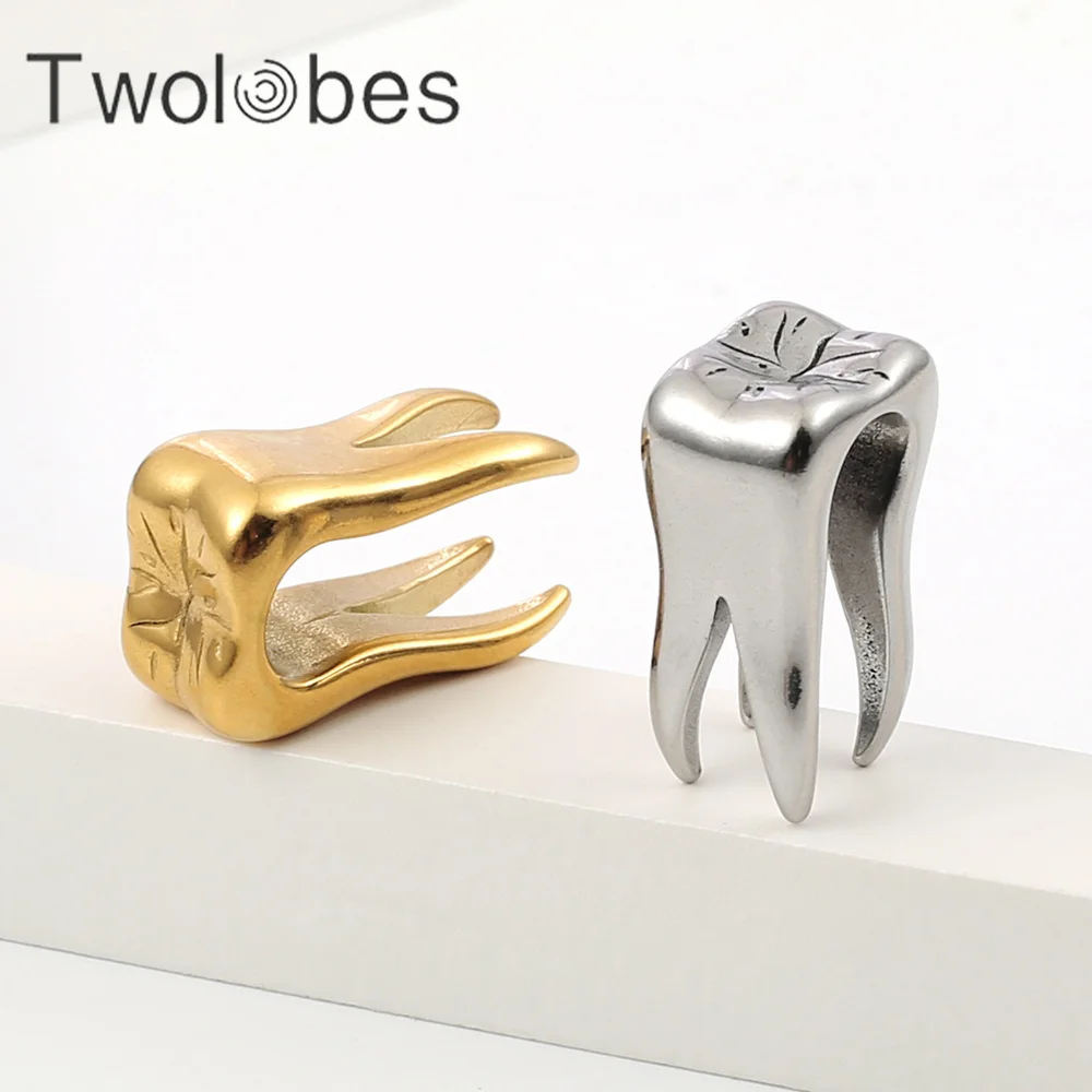 Towlobes 2PCS Tooth Ear Weights Plugs Hangers Stainless Steel Piercing Women Body Jewelry Gauges Tunnels Stretcher Earrings
Towlobes 2PCS Tooth Ear Weights Plugs Hangers Stainless Steel Piercing Women Body Jewelry Gauges Tunnels Stretcher Earrings