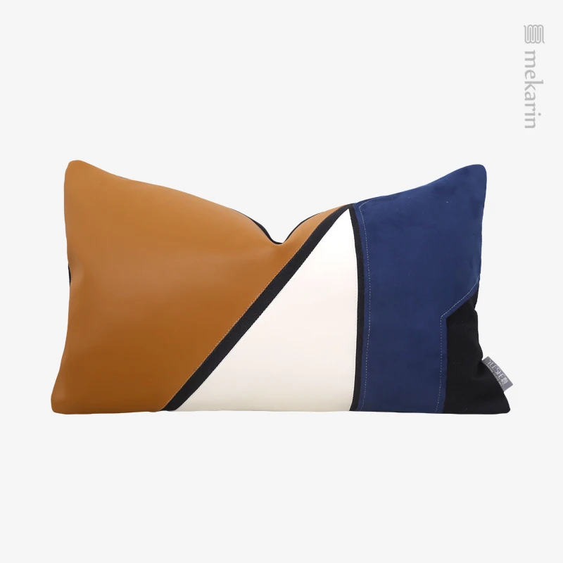 Geometric Light Luxury Orange White Blue Contrasting Color Waist Pillow Children's Room Soft Cushion Pillow Model Room Backpack
Geometric Light Luxury Orange White Blue Contrasting Color Waist Pillow Children's Room Soft Cushion Pillow Model Room Backpack