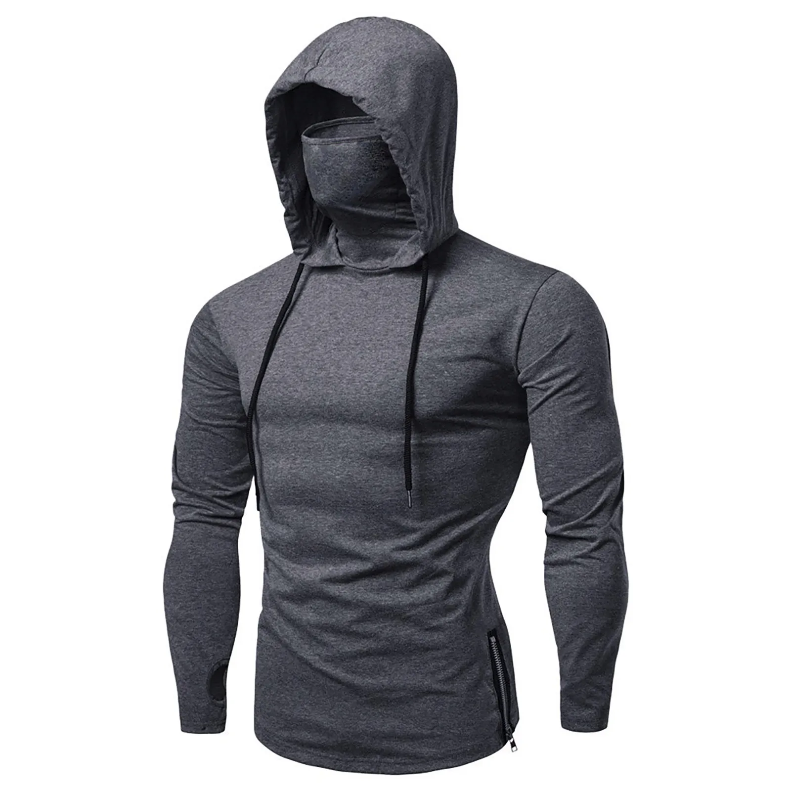 Men's Hoodies Autumn Casual Gym Thin Long Sleeve Hoodie Face Cover Solid Color Sweatshirt Men Clothing Толстовки С Капюшоном
Men's Hoodies Autumn Casual Gym Thin Long Sleeve Hoodie Face Cover Solid Color Sweatshirt Men Clothing Толстовки С Капюшоном