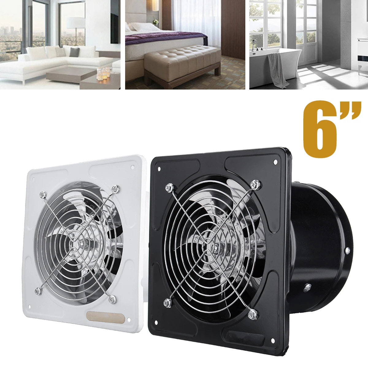 6 Inch Exhaust Fan 220V Ceiling Window Fan Waterproof Extractor Exhaust Ventilation Pipe Fan Bathroom Kitchen Air Cleaner Fan
6 Inch Exhaust Fan 220V Ceiling Window Fan Waterproof Extractor Exhaust Ventilation Pipe Fan Bathroom Kitchen Air Cleaner Fan