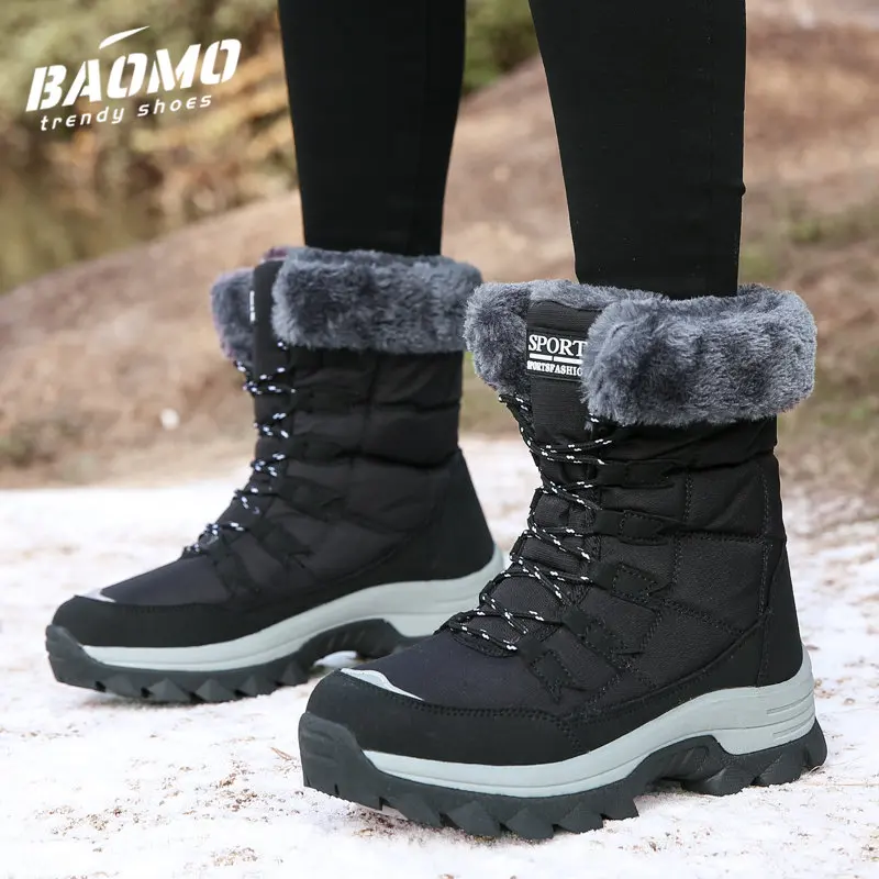 2022 Winter Women's Cotton Shoes Plus Velvet Thickened Warm Snow Boots Women's Shoes Lace-up Thick-soled Mid-tube Women's Boots
2022 Winter Women's Cotton Shoes Plus Velvet Thickened Warm Snow Boots Women's Shoes Lace-up Thick-soled Mid-tube Women's Boots