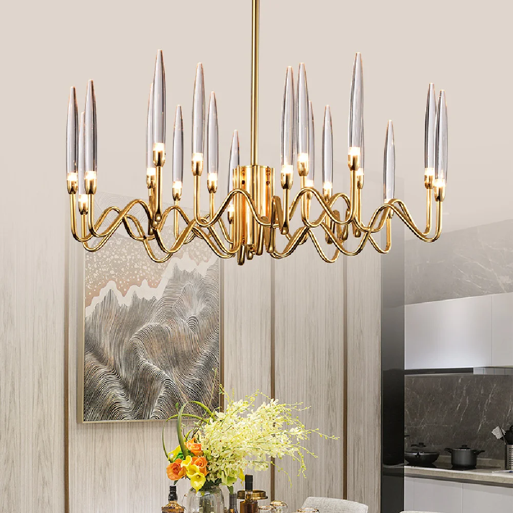Living Room Luxury Shiny Gold Led G4 Chandelier Post Modern Villa Lustre Luminarias Acrylic Shades Chandelier Lighting Fixtures
Living Room Luxury Shiny Gold Led G4 Chandelier Post Modern Villa Lustre Luminarias Acrylic Shades Chandelier Lighting Fixtures