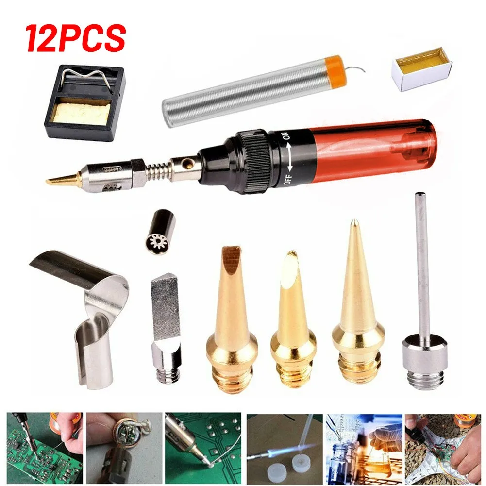 MT-100 Gas Soldering Iron Electric Blow Torch Gun Wireless Portable Butane Tools For Electronics Instruments
MT-100 Gas Soldering Iron Electric Blow Torch Gun Wireless Portable Butane Tools For Electronics Instruments