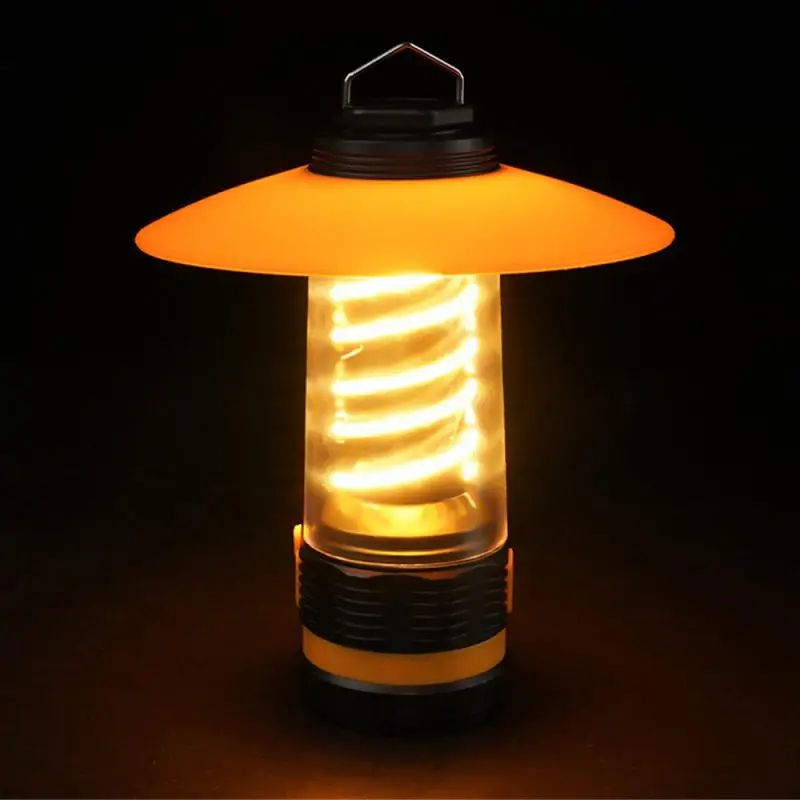 

New Outdoor Camping Lamp Outdoor Camping Long Range Lighting High Capacity Double Helix Ambient Lighting Flashlights