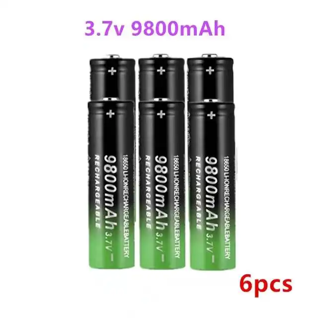 18650 Battery High Quality 9800mAh 3.7V 18650 Li-ion batteries Rechargeable Battery For Flashlight Torch+ Free shipping
18650 Battery High Quality 9800mAh 3.7V 18650 Li-ion batteries Rechargeable Battery For Flashlight Torch+ Free shipping