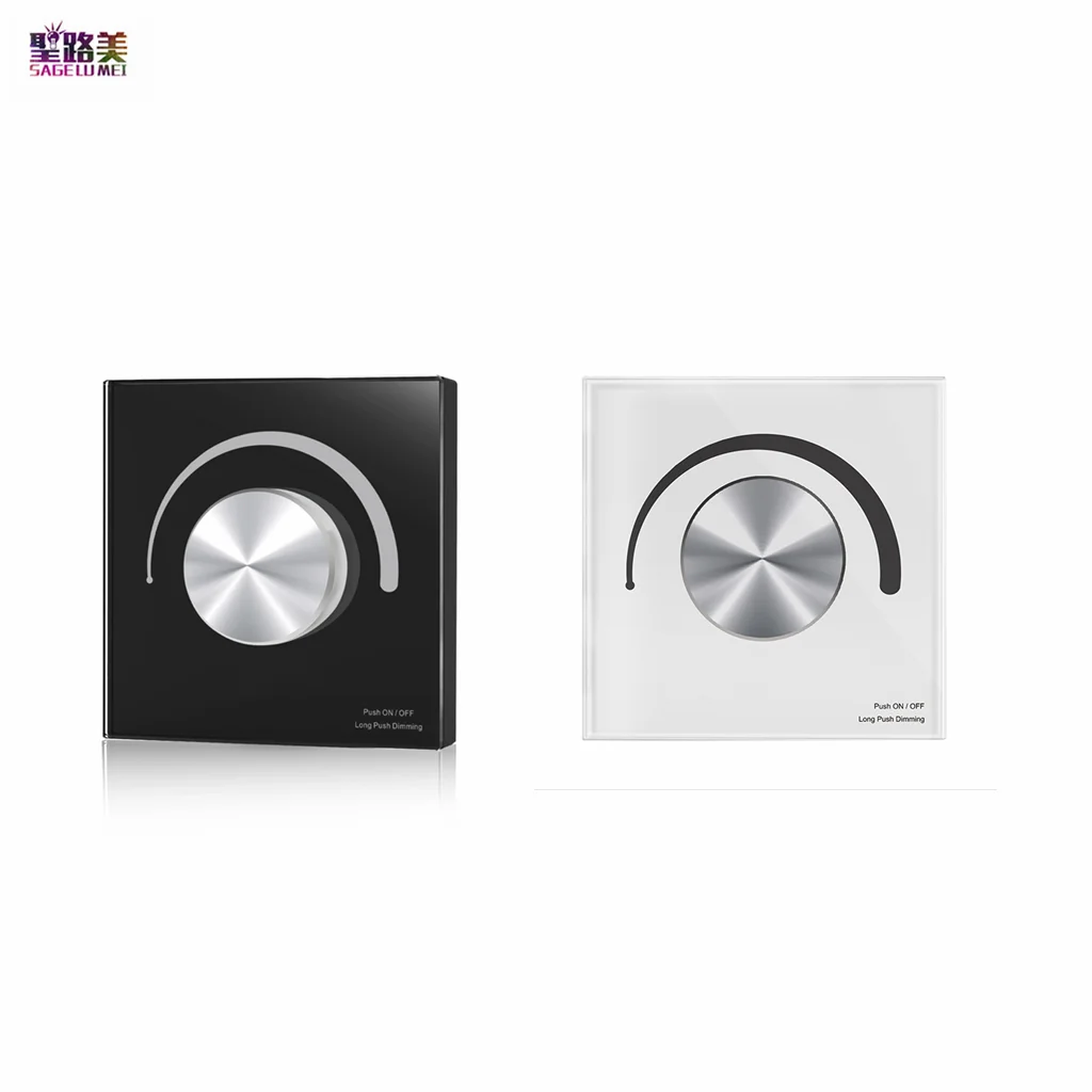 1-10V Rotary Glass Panel Dimmer T18-2 AC110V-220V 1CH Rotate Knob Brightness For SMD 5050 Single Color LED Strip Tape Lighting
1-10V Rotary Glass Panel Dimmer T18-2 AC110V-220V 1CH Rotate Knob Brightness For SMD 5050 Single Color LED Strip Tape Lighting