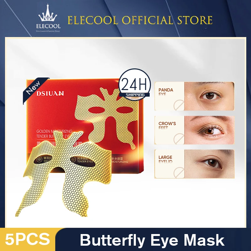 Dishyan Golden Moisturizing Softening And Diminishing Dark Circles Eye Wrinkles Muscles, Double-membrane Butterfly Eye Masks
Dishyan Golden Moisturizing Softening And Diminishing Dark Circles Eye Wrinkles Muscles, Double-membrane Butterfly Eye Masks