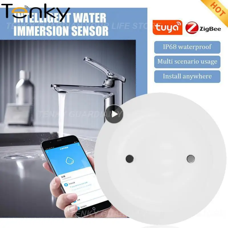 1~10PCS Water Sensor App Remote Monitoring Scene Linkage Water Leak Detector Long Battery Life Zigbee Water Immersion Sensor
1~10PCS Water Sensor App Remote Monitoring Scene Linkage Water Leak Detector Long Battery Life Zigbee Water Immersion Sensor