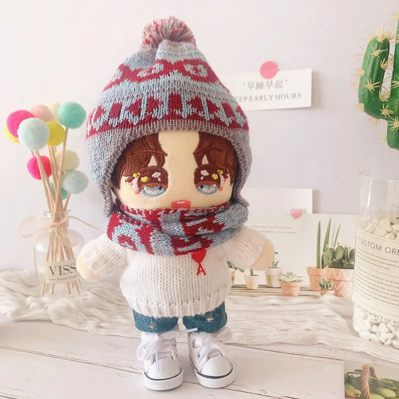 20cm Baby Doll clothes Outfit Plush Doll's Clothes scarf sweater coat suit Toy Dolls Accessories our generation Korea Kpop EXO
20cm Baby Doll clothes Outfit Plush Doll's Clothes scarf sweater coat suit Toy Dolls Accessories our generation Korea Kpop EXO