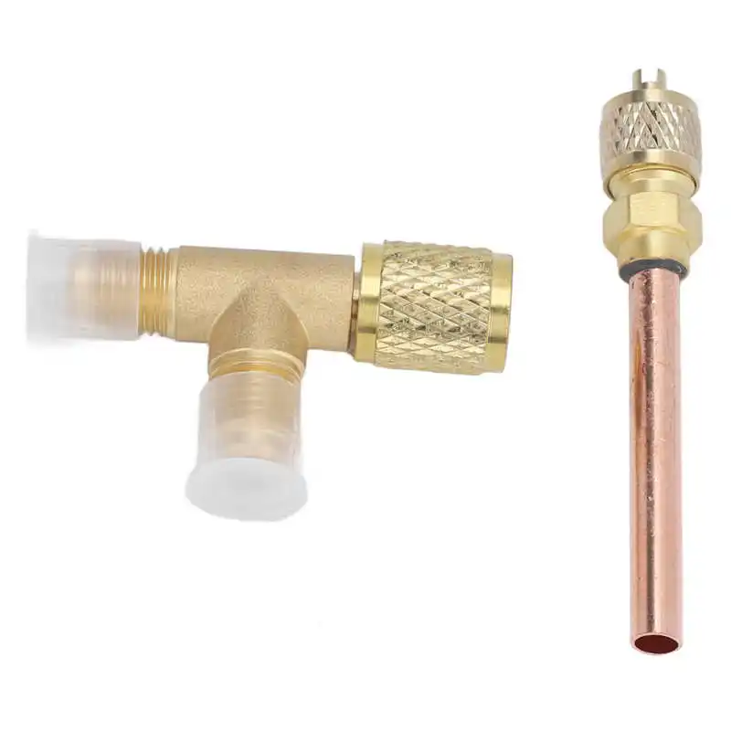 1/4in Valve Core Tee Connector Quick Access Tee Adapter Fast Connection with One Way Check Valve for
1/4in Valve Core Tee Connector Quick Access Tee Adapter Fast Connection with One Way Check Valve for
