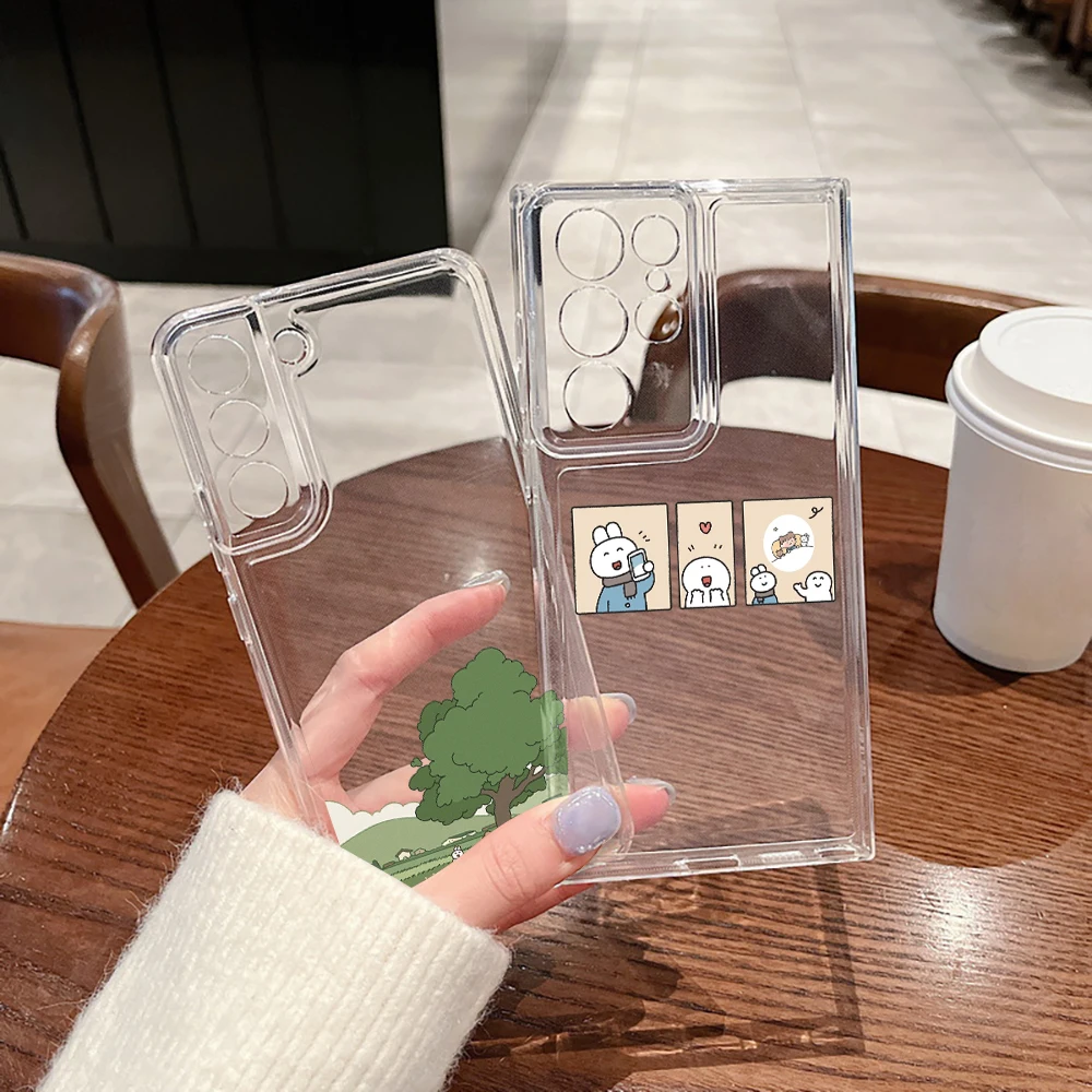 Cartoon Lawn Phone Case For Samsung Galaxy S21 FE S22 Plus Cases For Galaxy S23 Ultra S22Ultra Transparent Soft Silicone Cover
Cartoon Lawn Phone Case For Samsung Galaxy S21 FE S22 Plus Cases For Galaxy S23 Ultra S22Ultra Transparent Soft Silicone Cover
